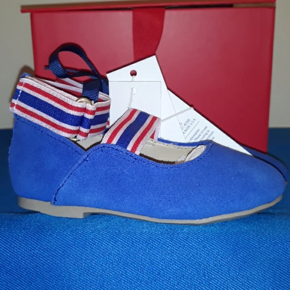 JANIE & JACK ROYAL BLUE SHOES